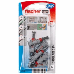 Cheville Autoforeuse Pour Plaques De Plâtre Avec Vis Tête Ronde - DuoBlade Fischer - 44 Mm - Boîte De 10 546756 11 Cheville Autoforeuse Pour Plaques De Plâtre Avec Vis Tête Ronde - DuoBlade Fischer - 44 Mm - Boîte De 10 546756 -Meilleur Outillage Magasin w2 p p 00546756 f sall aqq v1