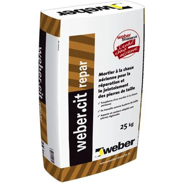 Mortier à La Chaux Aérienne Weber CIT REPAR DG 1 Mortier à La Chaux Aérienne Weber CIT REPAR DG